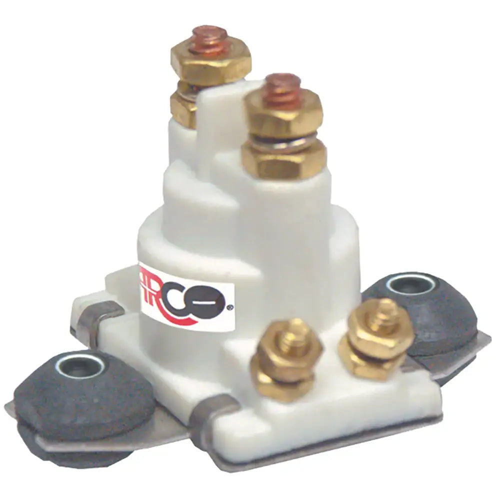 ARCO Marine Outboard Solenoid w/Flat Isolated Base White Housing [SW097] - Accessories