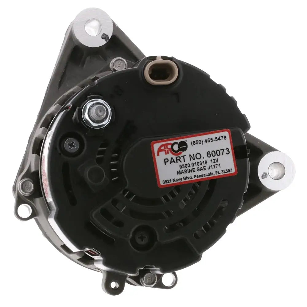 ARCO Marine Premium Replacement Inboard Alternator w/55mm Multi-Groove Pulley - 12V 65A [60073] - Alternators