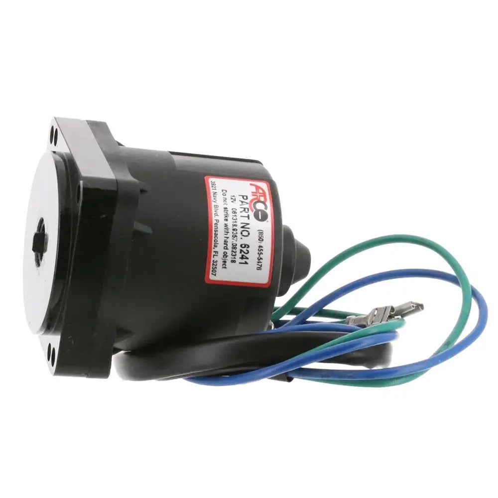 ARCO Marine Replacement Johnson/Evinrude Tilt Trim Motor - 2-Wire 4 Bolt Flat Blade Shaft [6241]