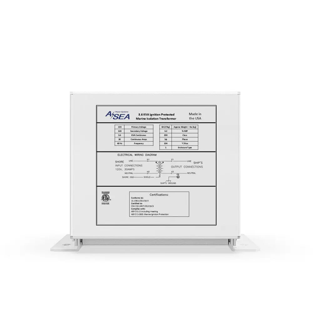 ASEA Power Systems 3.6 kVA Isolation Transformer [634003] - Shore Power