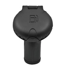 Attwood Deck Fill f/Carbon Canister System - Angled Body Scalloped Black Plastic Cap [99DFCCAB1S] - Deck Fills