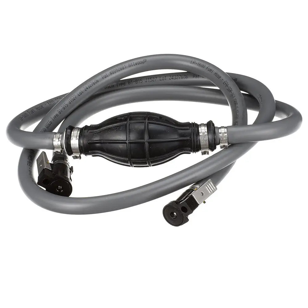 Attwood Johnson/Evinrude Fuel Line Kit - 3/8’’ Diameter x 6 Length (No Tank Fitting) [93806ELP7] - Fuel Hose & Fittings
