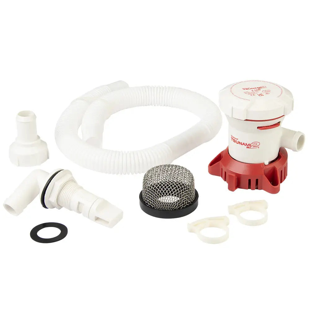Attwood Tsunami MK2 T500 Manual Bilge Pump w/Installation Kit - 500 GPH 12V [5614-7] - Bilge Pumps