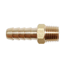 Attwood Universal Brass Fuel Hose Fitting - 1/4’’ NPT x 5/16’’ Barb [88FBM101-6] - Fuel Hose & Fittings