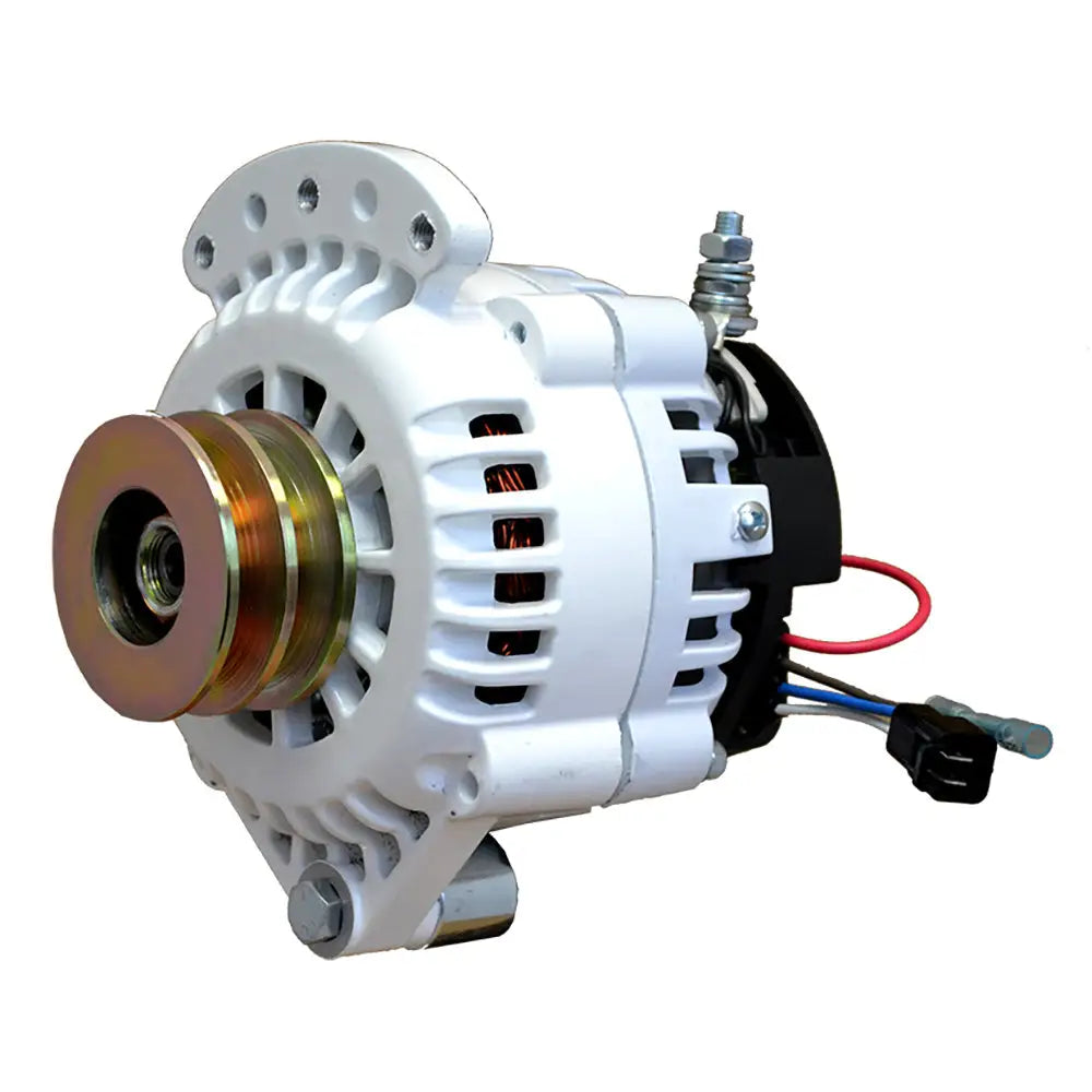 Balmar Alternator 100 AMP 12V 1-2’’ Single Foot Spindle Mount Dual Vee Pulley w/Isolated Ground [621-100-DV]