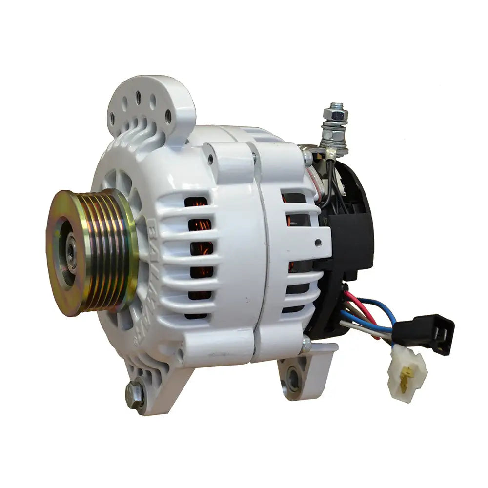 Balmar Alternator 120 Amp 12V 3.15’’ Dual foot Saddle Single K6 Pulley w/Isolated Grounding [60-120-K6] - Alternators
