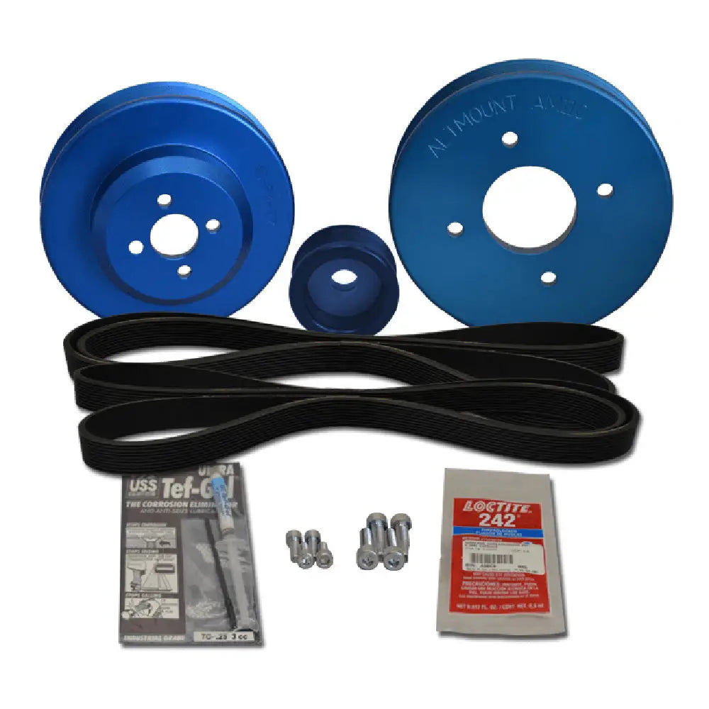 Balmar Yanmar Pulley Kit f/4JH 4JHE -TE -HTE -DTE [48-YSP-4JH-F] - Alternators