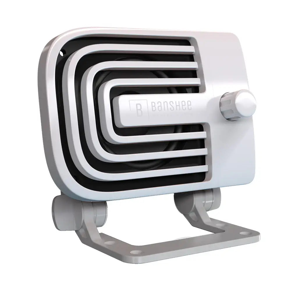 Banshee Marine Active External VHF Speaker - White [BAR-VA-1W] - Accessories