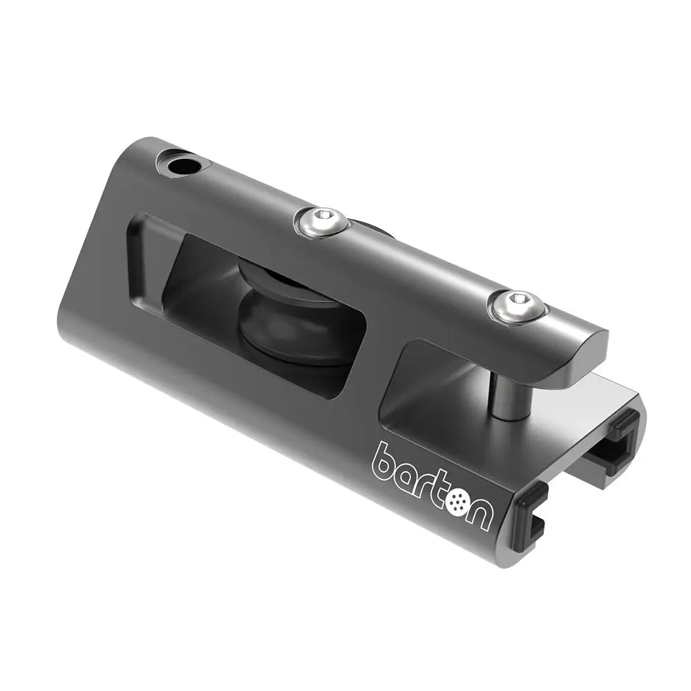 Barton 32mm End Stop Becket Genoa Car Track - Black [32221GTB] - Rigging