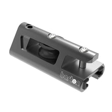 Barton 32mm End Stop Becket Genoa Car Track - Black [32221GTB] - Rigging