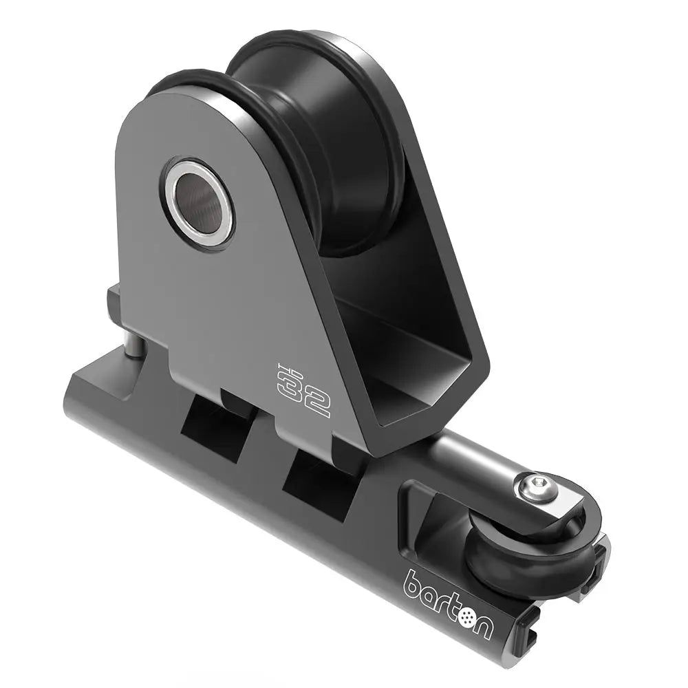 Barton 32mm Towable Genoa Car 2:1 Purchase - Heavy Duty - Black [32211HDB] - Rigging