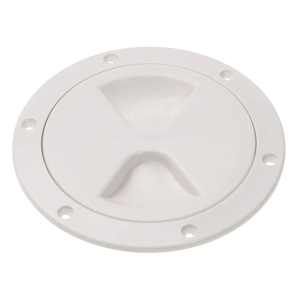 Barton Marine Screw Inspection Cover - 6’’ (103mm) - White [40040] - Hardware