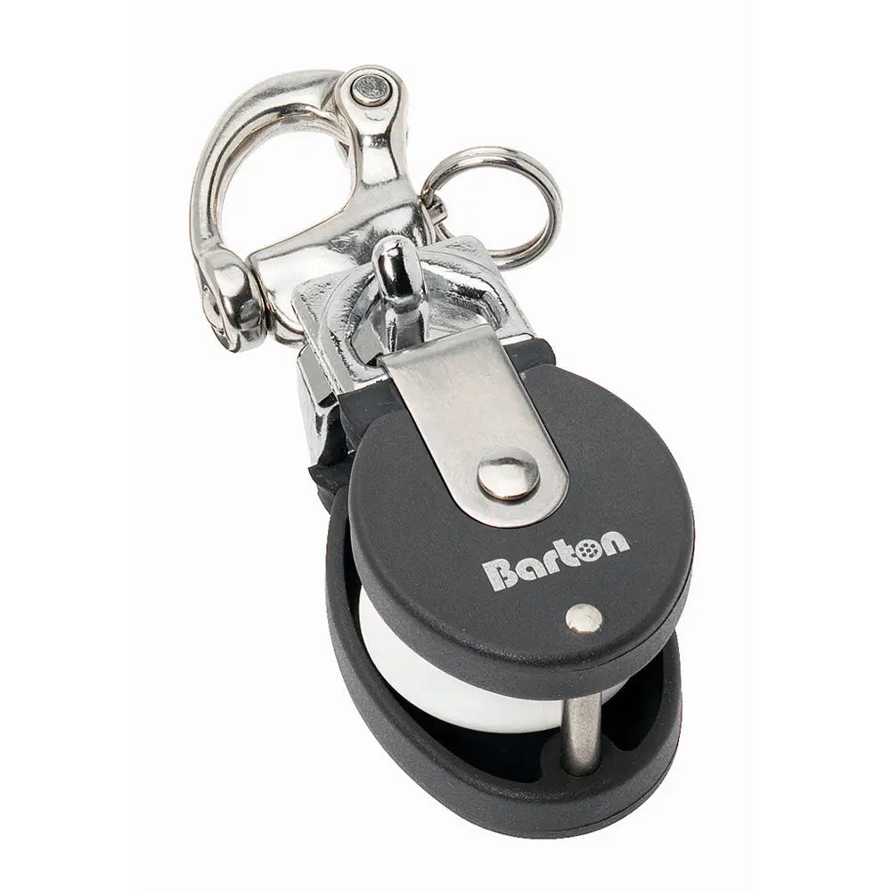 Barton Marine Size 2 Snatch Block w/Stainless Snap Shackle - 35mm Sheave [90301] - Blocks