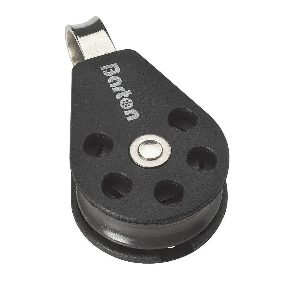 Barton Marine Size 3 45mm Plain Bearing Pulley Block Single With Fixed Eye [N03110] - Blocks