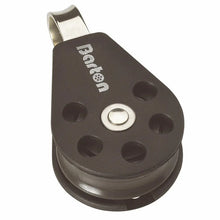 Barton Size 1 30mm Plain Bearing Pulley Block Single Fixed Eye [N01110] - Hardware