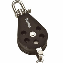 Barton Size 1 30mm Plain Bearing Pulley Block Single Swivel Becket [N01131] - Blocks