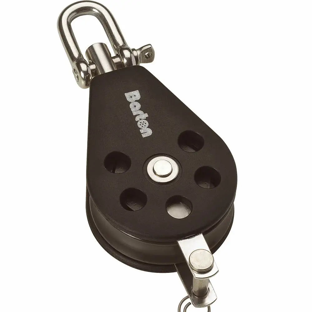 Barton Size 1 30mm Plain Bearing Pulley Block Single Swivel Becket [N01131] - Blocks