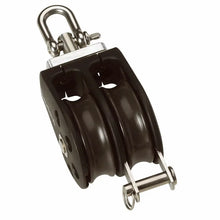 Barton Size 3 45mm Plain Bearing Pulley Block Double Swivel Becket [N03231] - Blocks