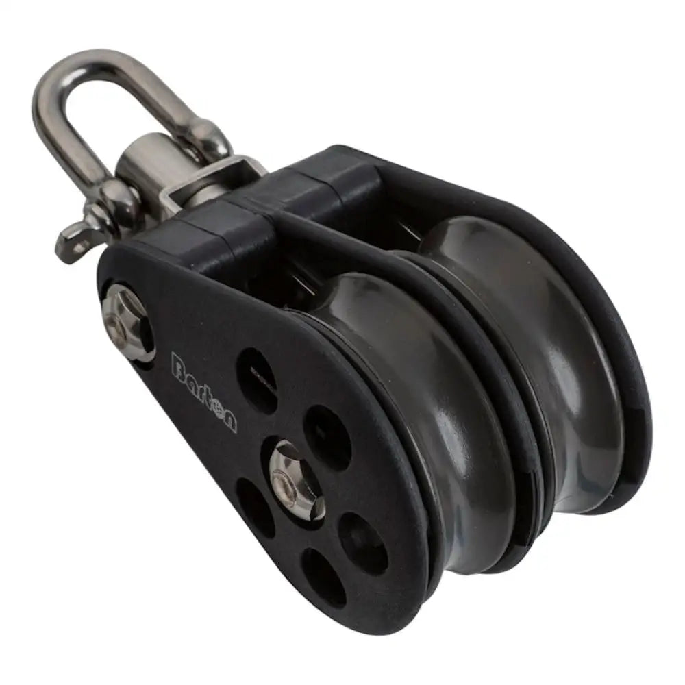 Barton Size 5 54mm Plain Bearing Pulley Block Double Block Swivel [N05230] - Blocks