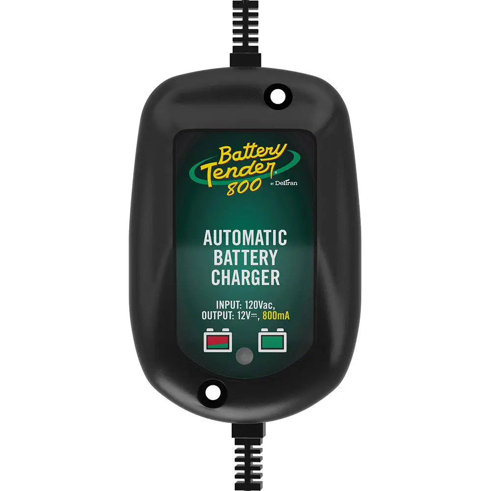 Battery Tender 12V 800mA Weather Resistant Battery Charger [022-0150-DL-WH] - Battery Management