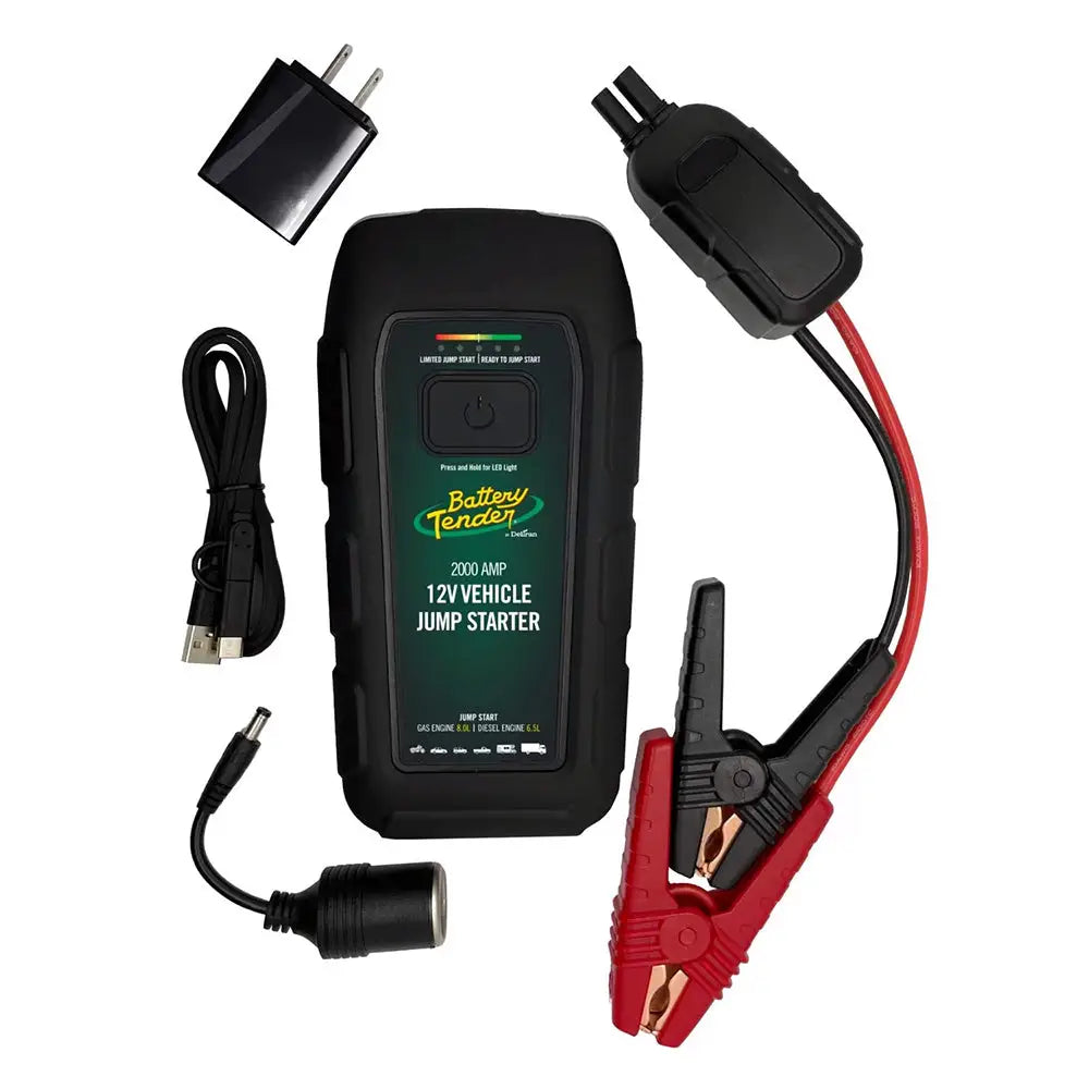2000 Amp Battery Tender 16000MAH Power Bank Jump Starter - Battery Chargers