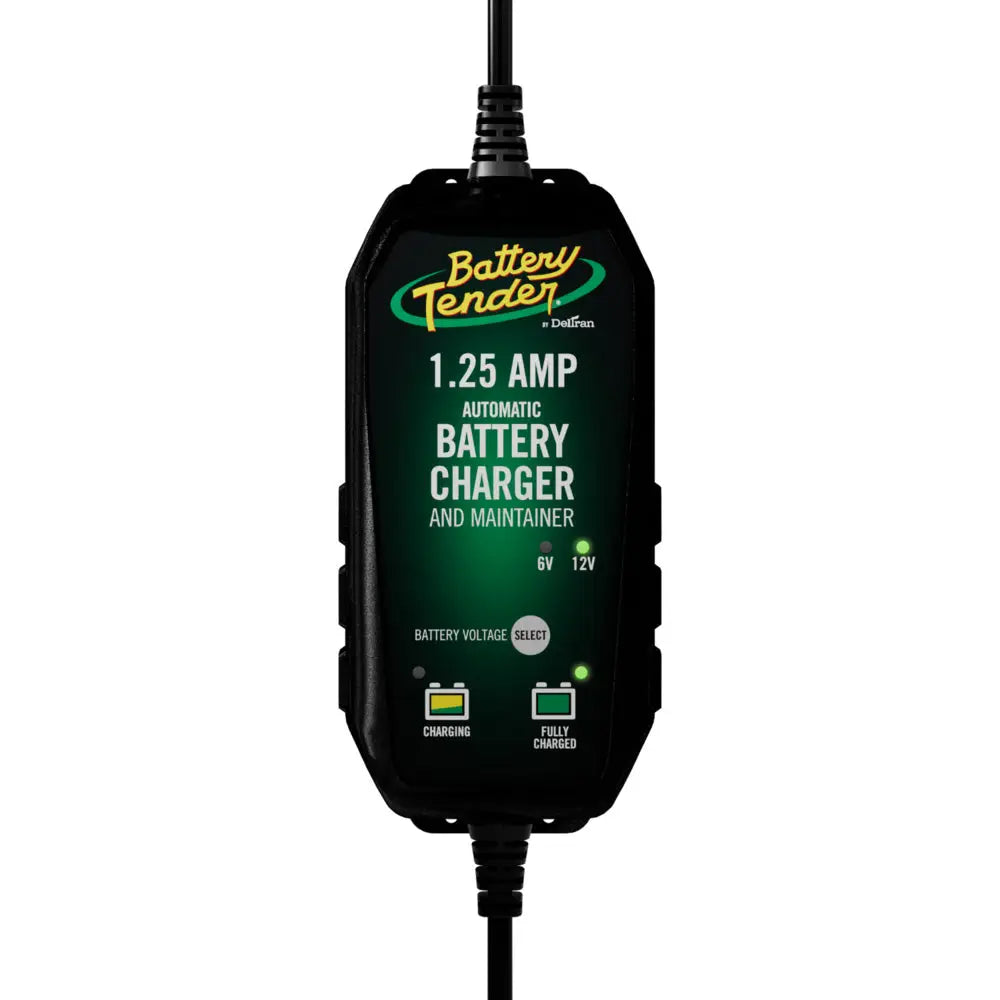 Battery Tender 6V/12V 1.25A Selectable Battery Charger [022-0211-DL-WH] - Battery Management