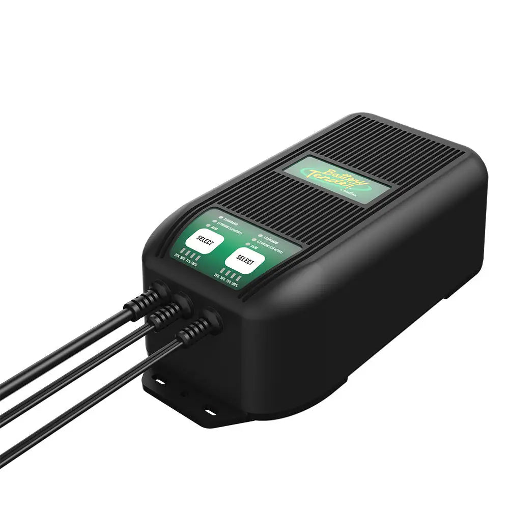 Battery Tender WaveCharge Pro 2-Bank 12V 20A Battery Charger [022-1007-DL-WH] - Battery Chargers
