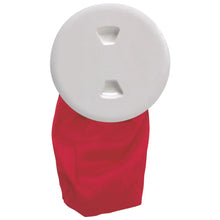 Beckson 5’’ Stow-Away Deck Plate - White w/12’’ Bag [DP50BW] - Deck Plates