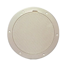 Beckson 6’’ Non-Skid Pry-Out Deck Plate - Beige [DP63-N] - Deck Plates