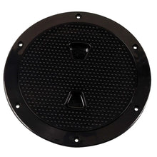 Beckson 6’’ Non-Skid Screw-Out Deck Plate - Black [DP62-B] - Deck Plates