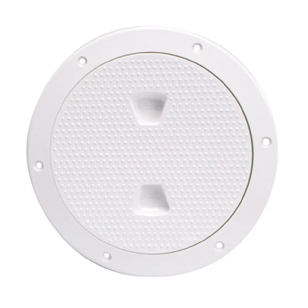Beckson 6’’ Non-Skid Screw-Out Deck Plate - White [DP62-W] - Deck Plates