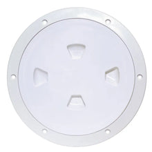 Beckson 8’’ Smooth Center Screw-Out Deck Plate - White [DP80-W] - Deck Plates