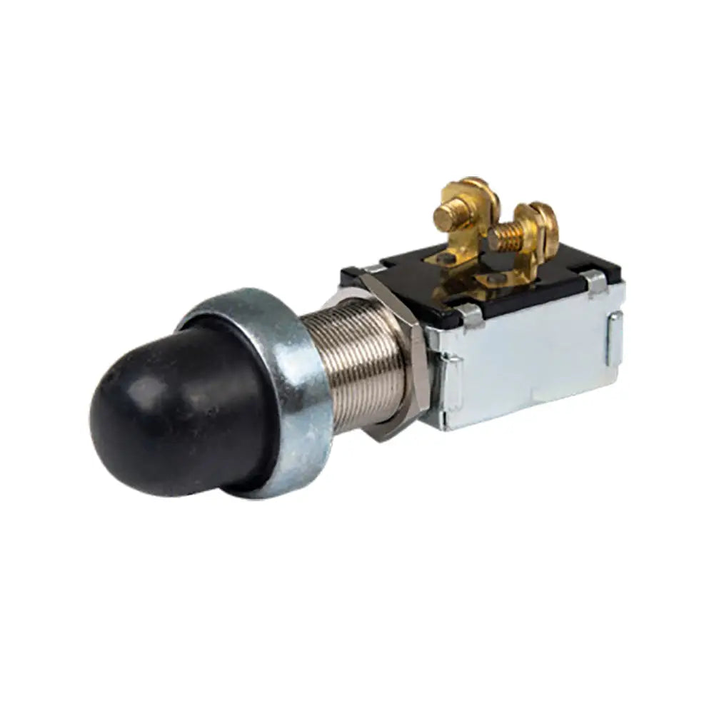 BEP 2-Position SPST Moisture Sealed Push Button Switch - OFF/(ON) [1001503] - Switches & Accessories
