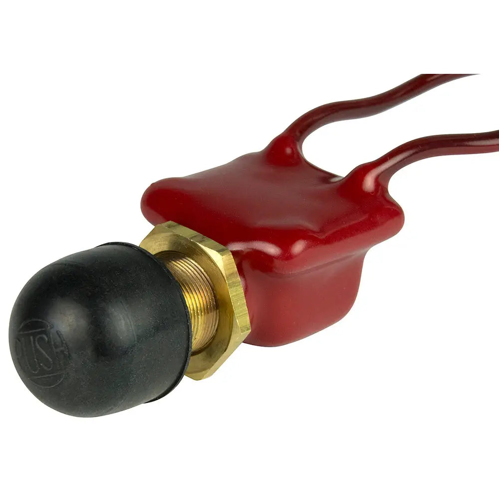 BEP 2-Position SPST PVC Coated Push Button Switch - OFF/(ON) [1001506] - Switches & Accessories