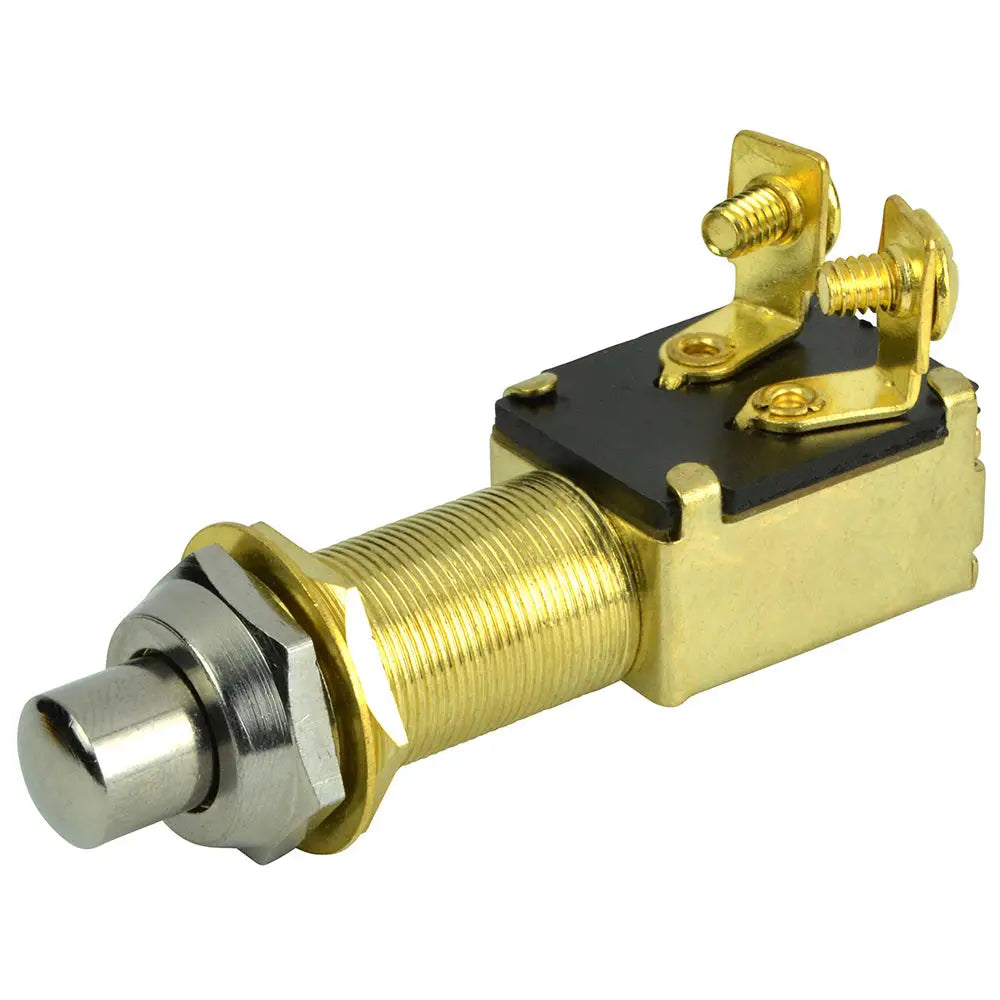 BEP 2-Position SPST Recessed Push Button Switch - OFF/(ON) [1001507] - Switches & Accessories