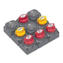 BEP Battery Distribution Cluster f/Triple Outboard Engine w/Four Battery Banks [719-140A-DVSR] - Battery Management