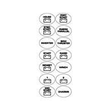 BEP Battery Switch Label Sheet [713] - Battery Management