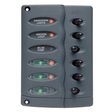 BEP Contour Switch Panel - Waterproof 6 Way [CSP6] - Electrical Panels
