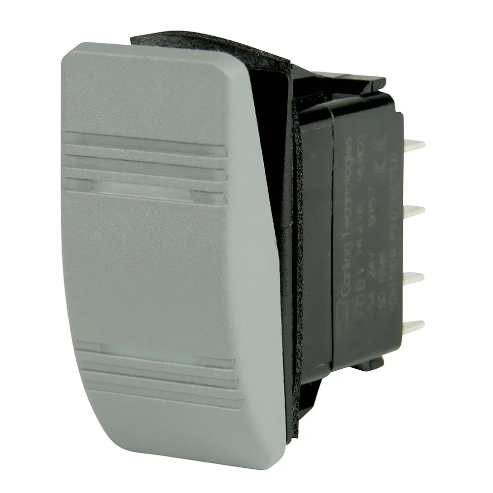 BEP DPDT Contura Switch - 2-Amber LEDs - Gray - ON/ON [1001812] - Switches & Accessories