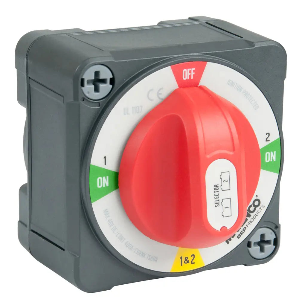 BEP Pro Installer 400A EZ-Mount Battery Selector Switch (1-2-Both-Off) [771-S-EZ] - Battery Management