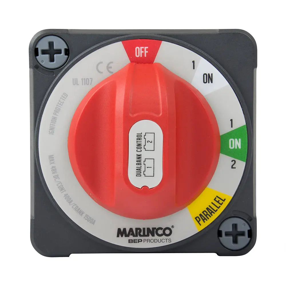 BEP Pro Installer 400a EZ-Mount Dual Bank Control Battery Switch - MC10 [772-DBC-EZ] - Battery Management