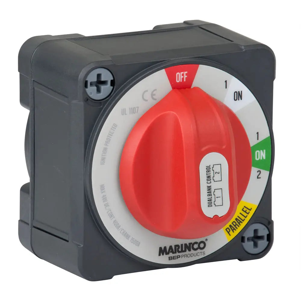 BEP Pro Installer 400a EZ-Mount Dual Bank Control Battery Switch - MC10 [772-DBC-EZ] - Battery Management
