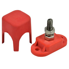 BEP Pro Installer Single Insulated Distribution Stud - 1/4’’ - Positive [IS-6MM-1R/DSP] - Busbars Connectors &