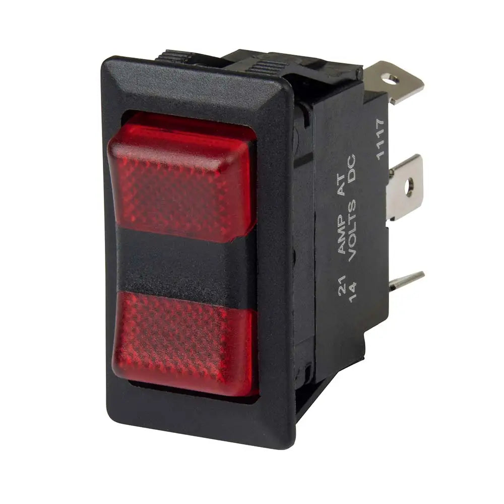 BEP SPDT Rocker Switch - 2-LEDs - 12V/24V - ON/OFF/ON [1001715] - Switches & Accessories
