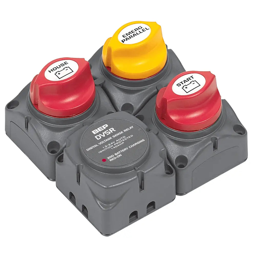 BEP Square Battery Distribution Cluster f/Single Engine w/Two Battery Banks [716-SQ-140A-DVSR] - Battery Management