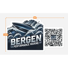 Bergen Performance Marine - 5’x3 Die-Cut QR Code Sticker