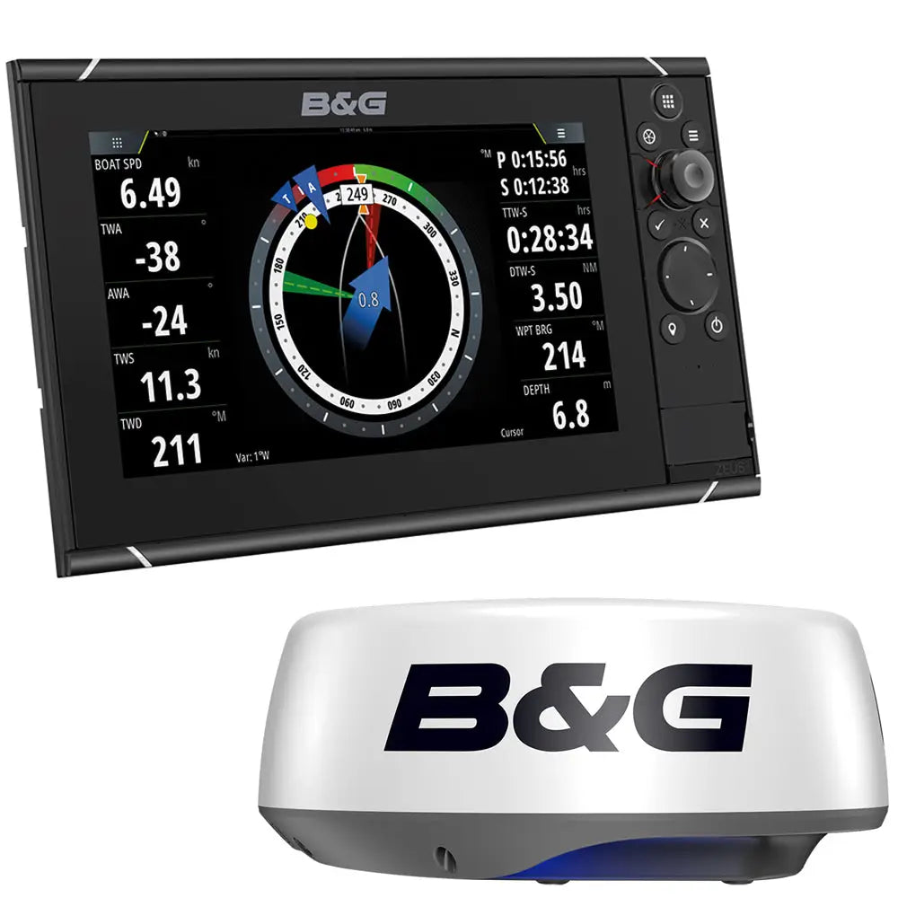 BG Zeus 3S 12 Combo Multi-Function Sailing Display Radar Bundle HALO20 + 20’’ Radar Dome - No HDMI Video Outport