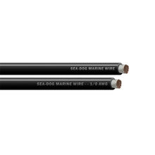 Black 1/0 AWG Sea-Dog Battery Cable 25 Foot - Wire