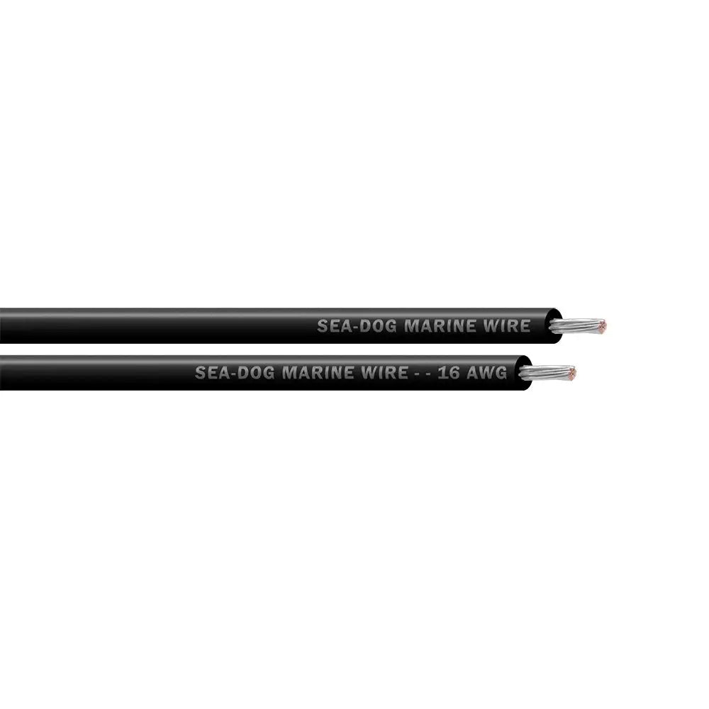Sea-Dog 16 AWG Black Primary Wire - 25’ [8016010] - Wire
