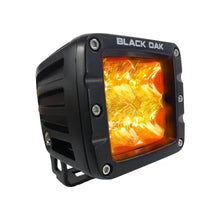 Black Oak 2’’ Amber LED Pod Light - Flood Optics - Black Housing - Pro Series 3.0 [2A-POD30S] - Pods & Cubes